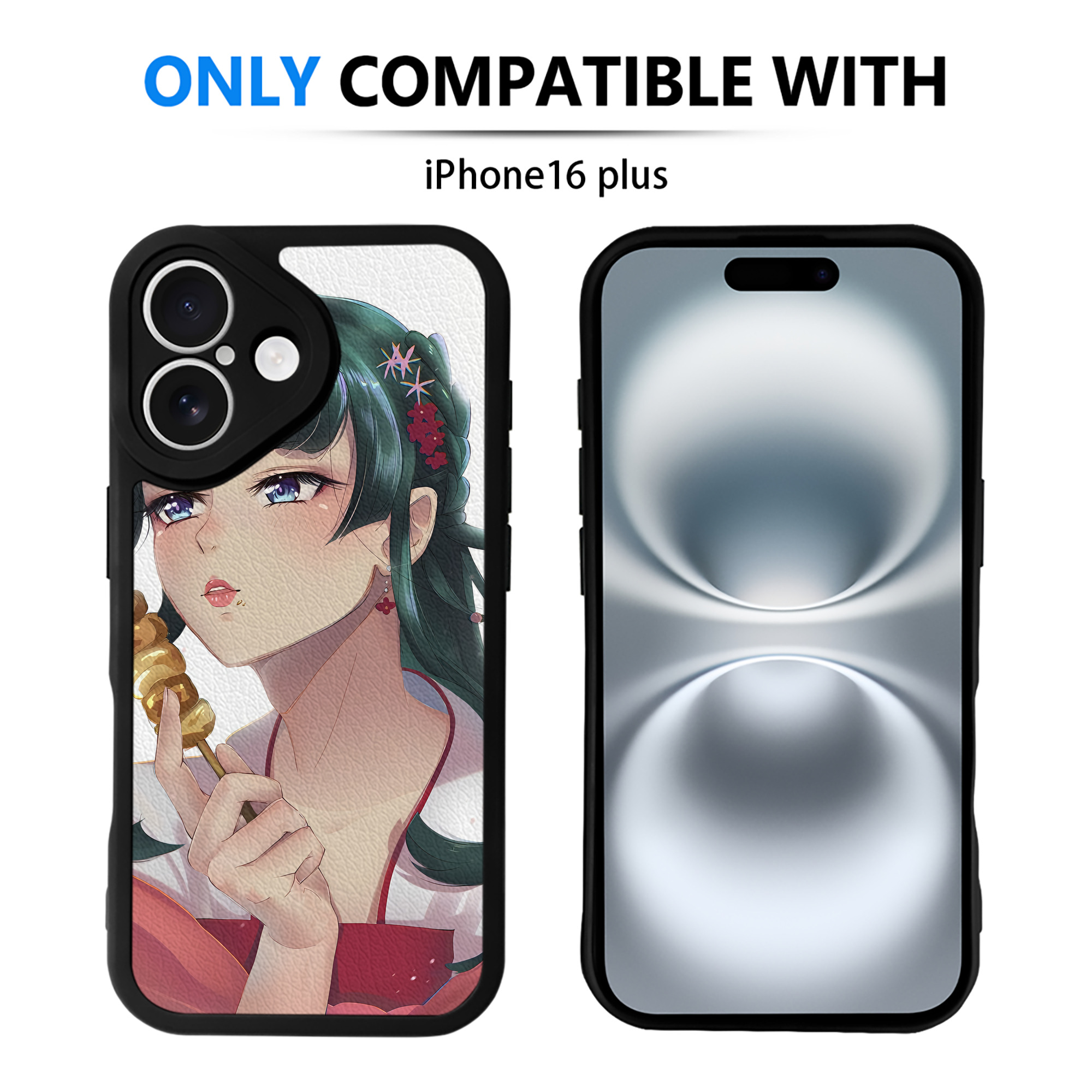 （画像用） 薬屋のひとりごと The Apothecary Diaries 【iPhone 16シリーズ対応】シリコンスマホケース（レザー調） 材質：シリコン